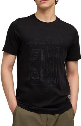 Puma Ferrari Sportswear Graphic T-Shirt in Puma Black at Nordstrom, Size Xx-Large