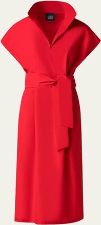 Akris Cotton Poplin Midi Shirtdress