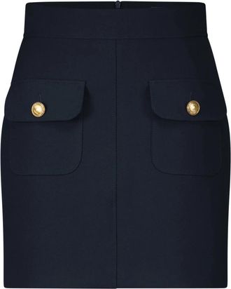 Seductive Paris Mini Rok - Dames - Korte rokken - Blauw - XL - Rokken