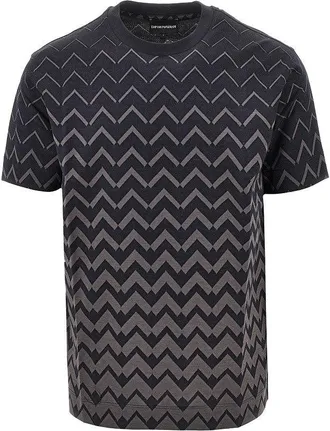 Emporio Armani Jacquard jersey T-shirt Man XL