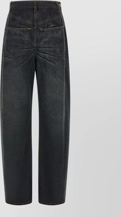 Maison Margiela asymmetric wide-leg denim jeans