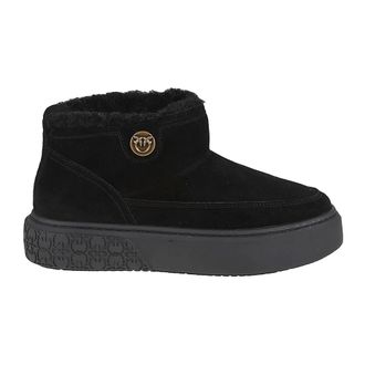 Pinko Winter Boots, female, Black, Size: 10 US Yoko 22 Boots