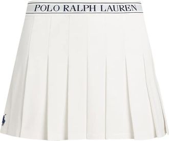 Polo Ralph Lauren Gonna pliss&eacute; Air Tech - Bianco