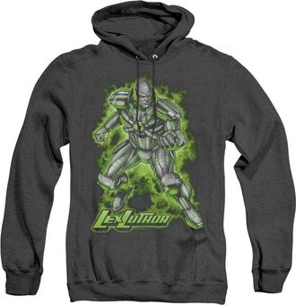 Gildan Superman Kryptonite Powered Adult Heather Hoodie / Hooded Sweatshirt
