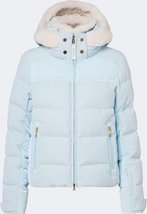 Bogner Minud shearling-trimmed down ski jacket