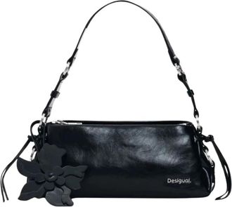Desigual Kleine Schoudertas - Dames - Schoudertassen - Zwart - ONE Size - Leer - Tassen