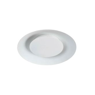 Lucide Plaf&oacute;n led redondo en metal blanco di&aacute;m:21,5cm