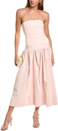 A.L.C. June Linen-Blend Midi Dress
