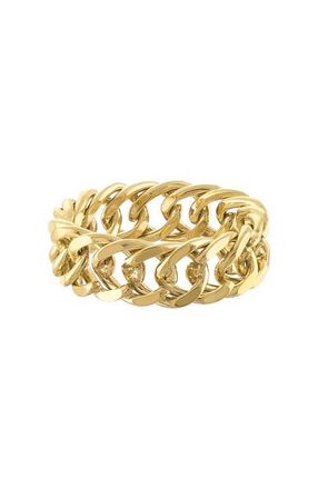 BEN ONI Curb Chain Link Ring in Gold at Nordstrom, Size 10