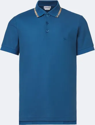 Burberry Burberry Check cotton piqu&eacute; polo shirt
