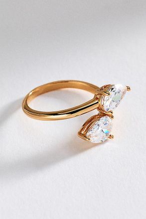 Ettika Crystal Teardrop Wrap Ring