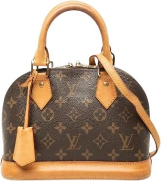 Louis Vuitton Pre-owned Alma BB - Dames - Vintage Mini Tas - Bruin - ONE Size - Leer - Vintage