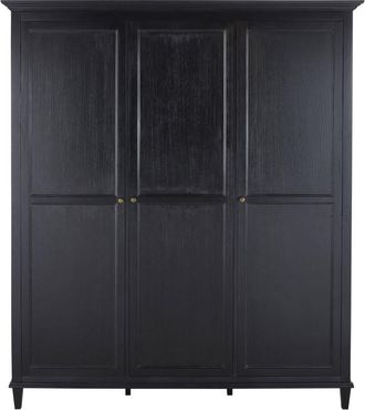 Maisons du monde Armario de 3 puertas negro 179