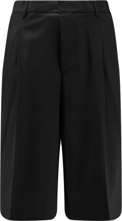 Ami Tailored Mid-Rise Shorts with Concealed Fastening