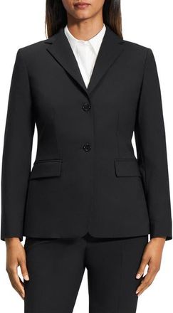 Theory Slim Fit Blazer in Black at Nordstrom, Size 16