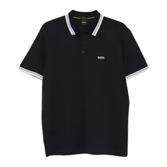 HUGO BOSS Tops, Heren, Blauw, 3Xl, Katoen, Paddy Polo