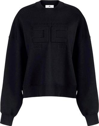 Elisabetta Franchi Donna, Felpe, Nero, M, new