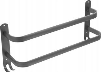 OEM Toallero Aluminio Negro Ba&ntilde;o Cocina