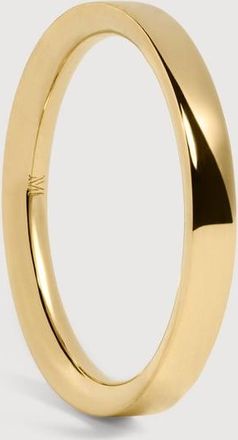 Monica Vinader Gold Essential Stacking Ring