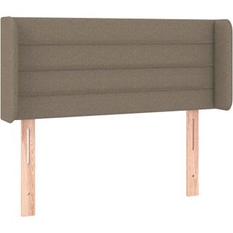 vidaXL Cabecero Con Led De Tela Gris Taupe 103x16x78/88 Cm Vidaxl