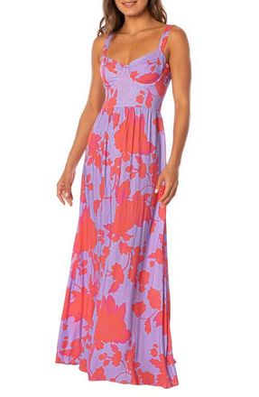 Maaji Lavender Dream Lamary Underwire Cover-Up Dress in Light/Pastel Purple at Nordstrom, Size Medium