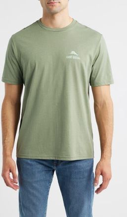 Tommy Bahama Oh What Fun It Is To Wine Graphic T-Shirt in Dusty Sage Heather at Nordstrom, Size Medium