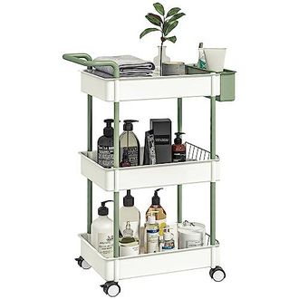 Box De Rangement 69L HOMCOM - 3 Bacs Pliables Avec Roulettes - Accès 5 Côtés - Pour Jouets, Livres
