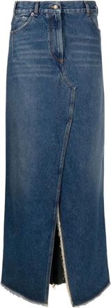 Darkpark Denim Skirts - Dames - Spijkerrokken - Blauw - W26 - Denim - Rokken