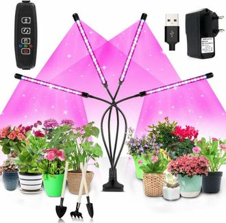 Trade Shop Trade Shop Traesio - Trade Shop - Lampada Por Coltivazione Piante Led 80 Led Flessibile Serra Coltura Idroponica