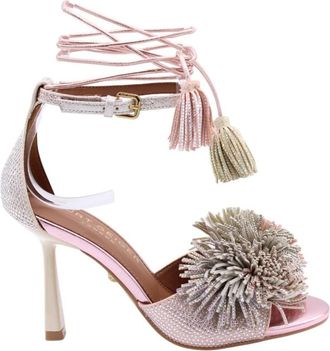 Kurt Geiger Lamya - Dames - Sandalen met hakken - Grijs - 39 EU - Schoenen