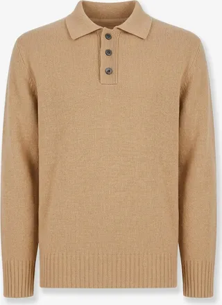 Amaranto Maglia Polo in lana e cashmere - AMARANTO - gender_Man