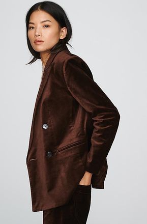 Maeve Velvet Blazer Jacket