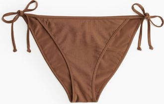 H&M Tie-Tanga Bikinihose - Beige