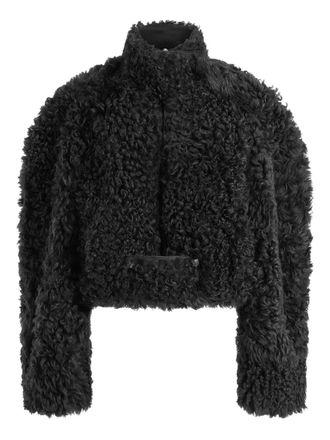 16Arlington Nofre shearling jacket - women - Lamb Shearling - 10 - Black