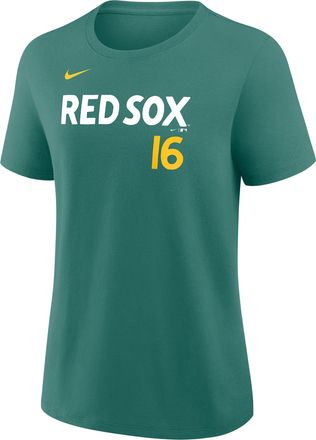Nike Jarren Duran Boston Red Sox City Connect Nike Womens MLB T-Shirt in Green | 01K93CCBQ9-3ZE