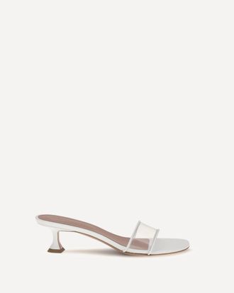Amina Muaddi Sandali Mules Andreea Glass Woman 37
