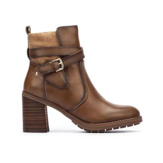 Pikolinos Pompeya Enkellaars - Dames - Laarzen met Hak - Groen - 42 EU - Schoenen