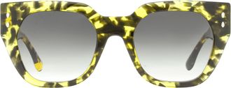 Isabel Marant IM0158S Square Cat-Eye Acetate Sunglasses - Yellow