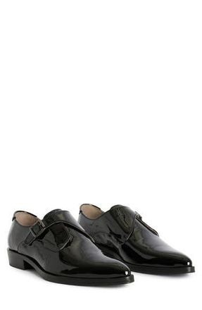 AllSaints Keith Monk Strap Shoe in Black at Nordstrom Rack, Size 13