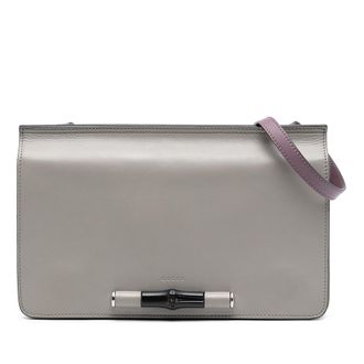 Gucci Tweedelige Bamboe Schoudertas van Leer voor Dames