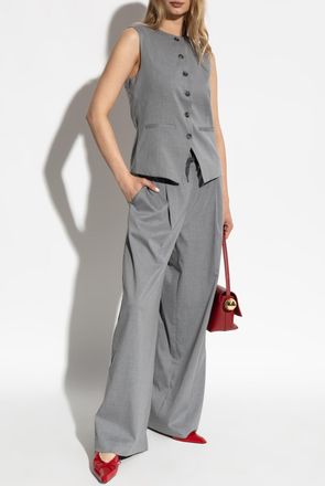 Samsøe & Samsøe Trousers Sarila, Womens, Grey