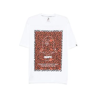 A Bathing Ape Graphic-print Drawstring T-shirt