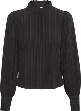 Karen by Simonsen Dames, Blouses & Shirts, Zwart, Maat: XL