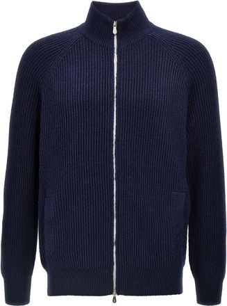 Brunello Cucinelli Zip-Front Cardigan