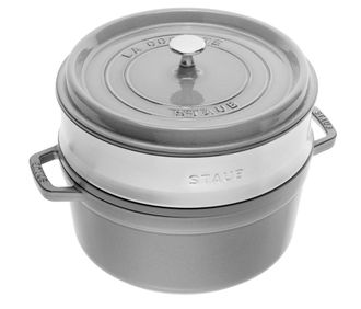 Staub La Cocotte Cazuela De Hierro Fundido Gris Grafito 24 Cm