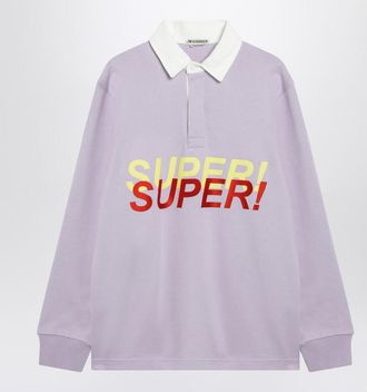 J.W.Anderson Lilac Super Super Polo Shirt