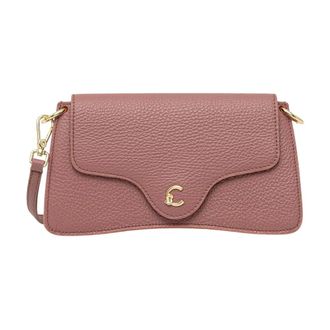 Coccinelle Compacte Crossbody Tas - Dames - Tassen - Roze - Maat: ONE Size Leer