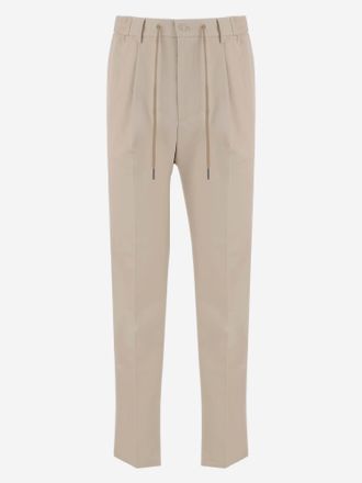 Tagliatore Stretch Cotton Pants