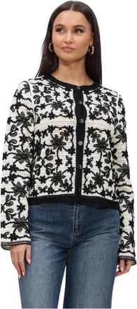 Object Objcari L/S Re Cardigan - Dames - Vesten - Veelkleurig - L - Katoen - Truien & Vesten