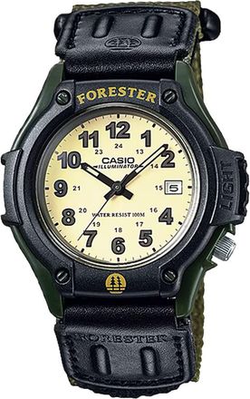 Casio Mens Field Watch with Green Nylon Band - FT-500WC-3BV